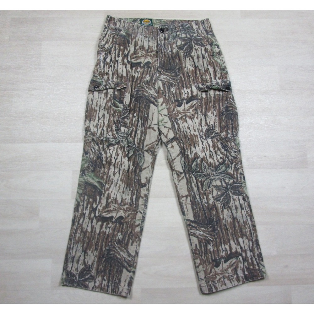 Vintage Y2K Cabela's Camo Cargo Pants Mens (31x28.5) Pants RealTree‎ Hunting